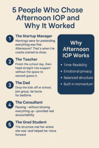 Real Reasons People Picked Afternoon IOP